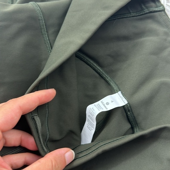 Lululemon Train Times 7/8 Pant *25" Dark Olive - Picture 3 of 5